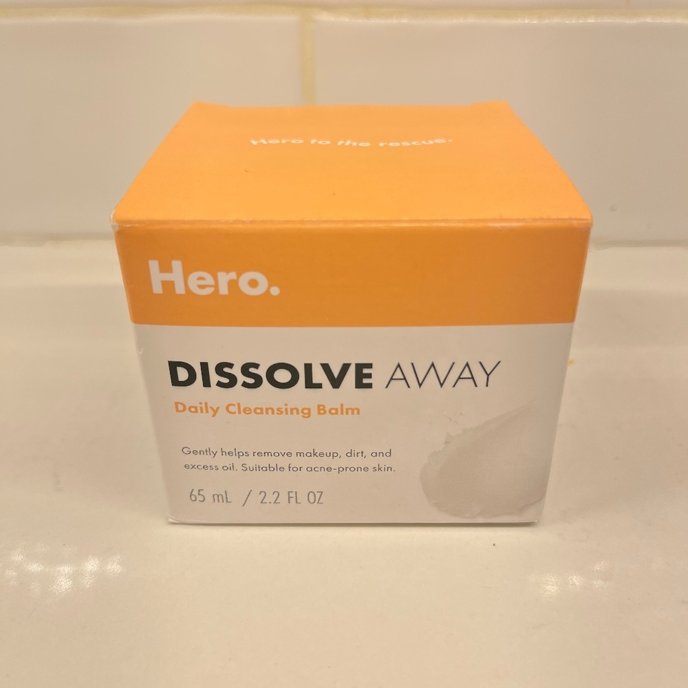 Hero. Dissolve Away Daily Cleansing Balm 65ml 2.2oz New and Sealed in Box